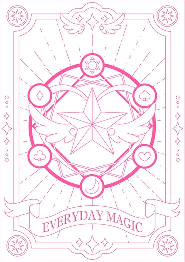 ✧ Everyday Magic ✧ 懷舊魔法少女新刊 封面圖