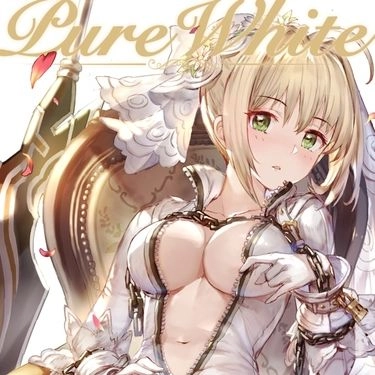 【月貓創意+正經同人【Pure White / 純白】77gl個人本 全彩Fate系列插畫本 FGO 全年齡