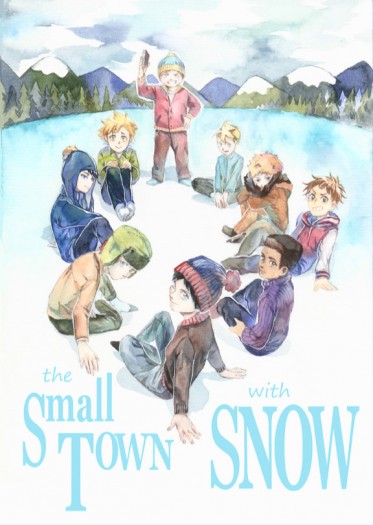 The small town with snow 封面圖