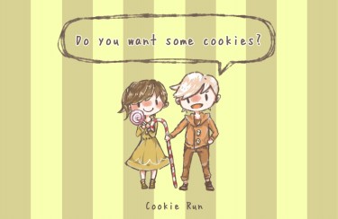 跑跑薑餅人- 擬人插畫集 -《Do you want some cookies？》