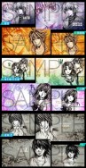 繪.風-桌布檔8款套組：驅魔少年、獵人、美少女戰士、死亡筆記本、FF VII