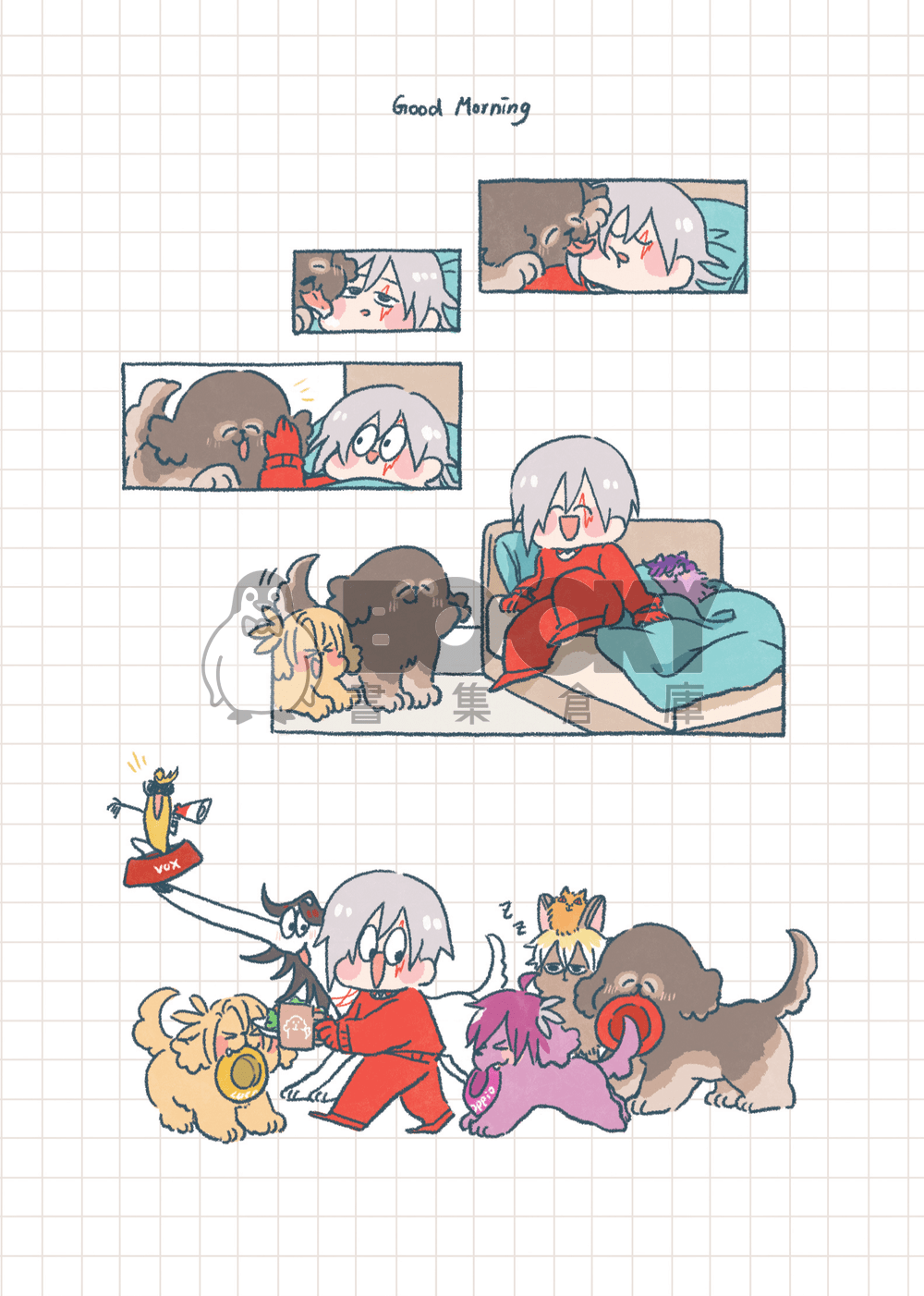 《BARK！BARK！WOOFWOOF MEOW》彩虹EN全彩繪本 試閱圖片