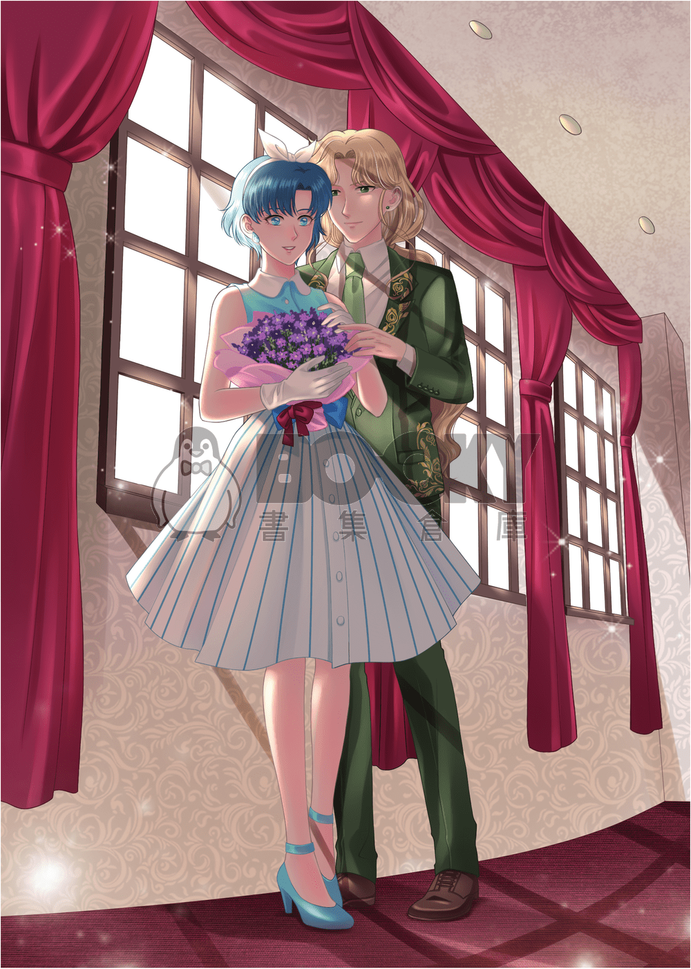 美少女戰士 同人小說本 影君慕水〈CP：Zoisite x Mercury〉 試閱圖片