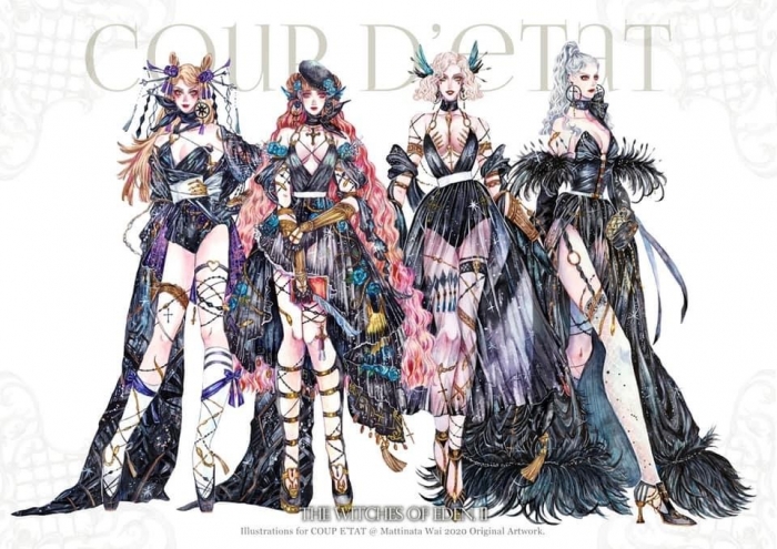Witches from Eden garden