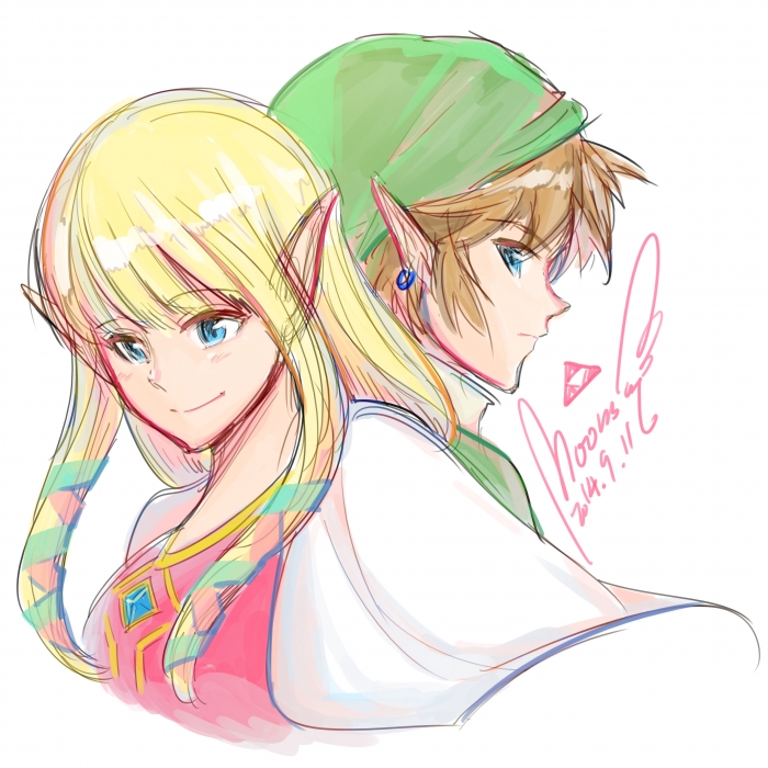 legend of zelda skyward sword zelda & link