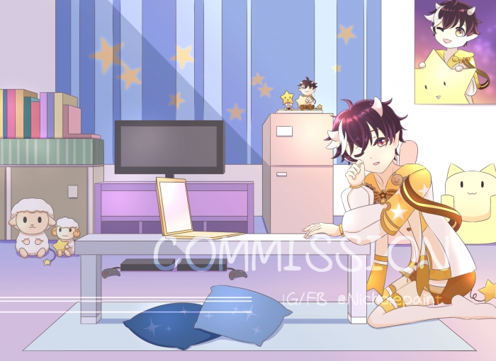 【委託】Vtuber星魔羊耶魯的遊戲間