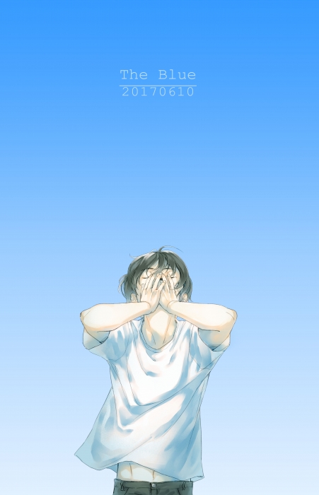 the blue