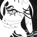 剪影少女