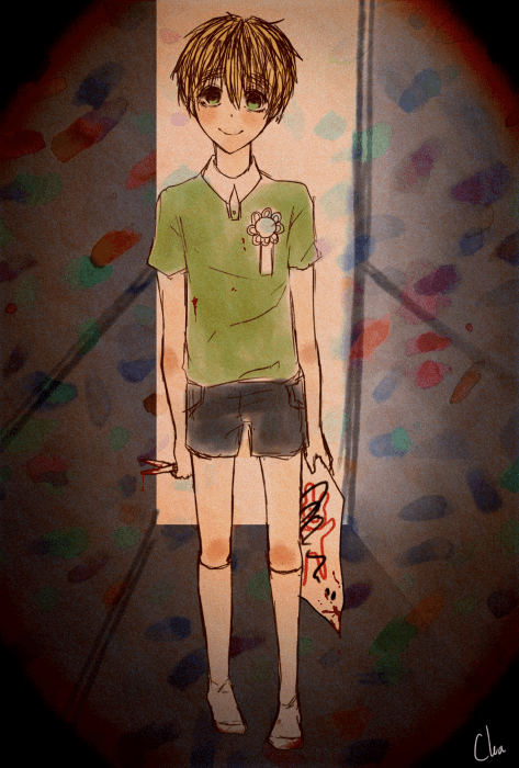 「找到你了唷。」