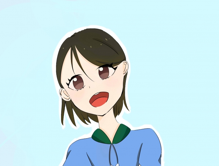 短髮少女