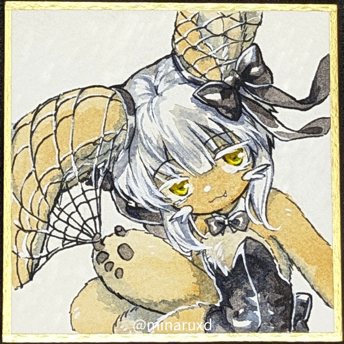 水彩 娜娜奇兔女郎