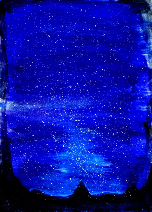 日常渣畫─星空
