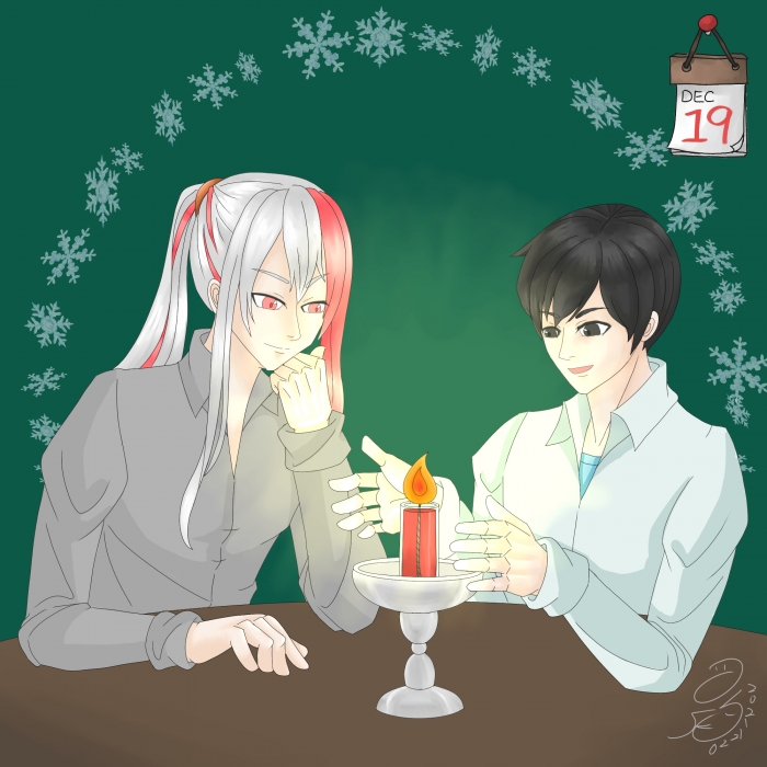 聖誕倒數暨畫圖復健第19天