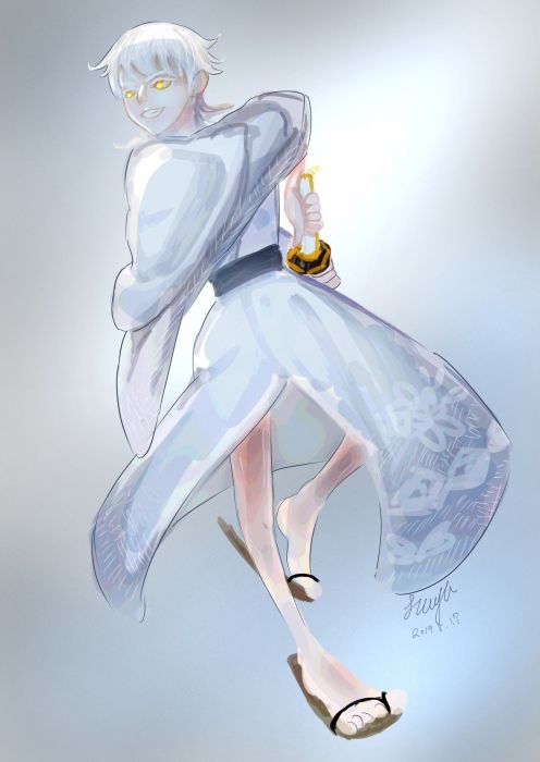 鶴丸浴衣