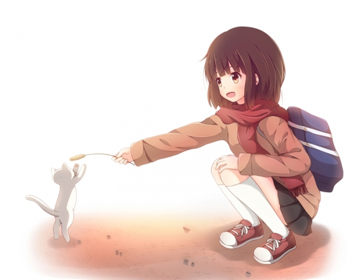 少女與猫