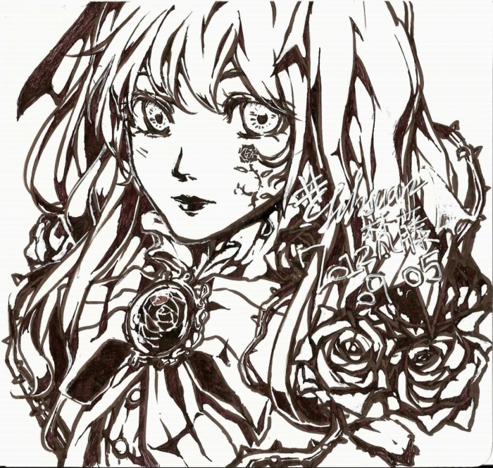 少女框
