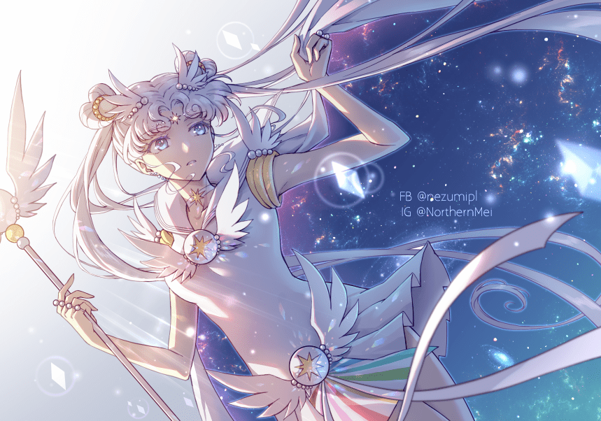 [美少女戰士]水手宇宙銀砂膜明信片
