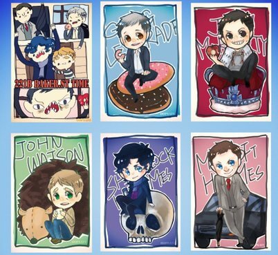 BBC SHERLOCK 明信片