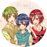 FREE!胸章