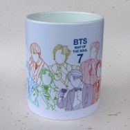 BTS 防彈少年團 MAP OF THE SOUL 7 飯製周邊 飯繪 手繪 馬克杯(霓虹款)
