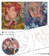 贈送【パレパレ】梵谷與高更的卡片胸章組