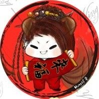 金光布袋戲－５８胸章(徽章)－千金少 笑殘鋒 來福 金光 布袋戲 道域