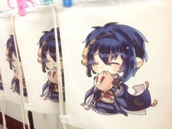 刀劍-三日月﹑狐丸﹑五虎退帆布束口袋