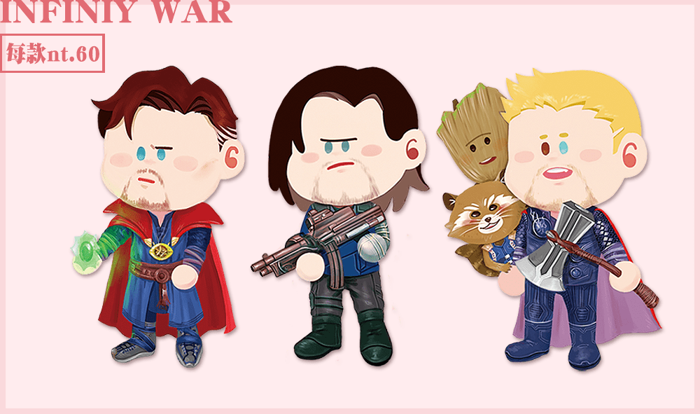 [Avengers: Infinity War]壓克力胸章