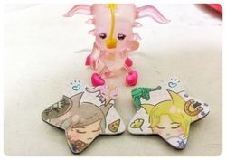 傑洛喬尼貓耳小胸章