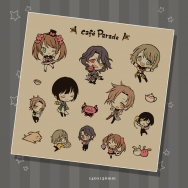 SideM Cafe Parade 牛皮貼紙
