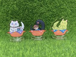 【新世界狂歡】眷屬寵物籃子擠擠小立牌