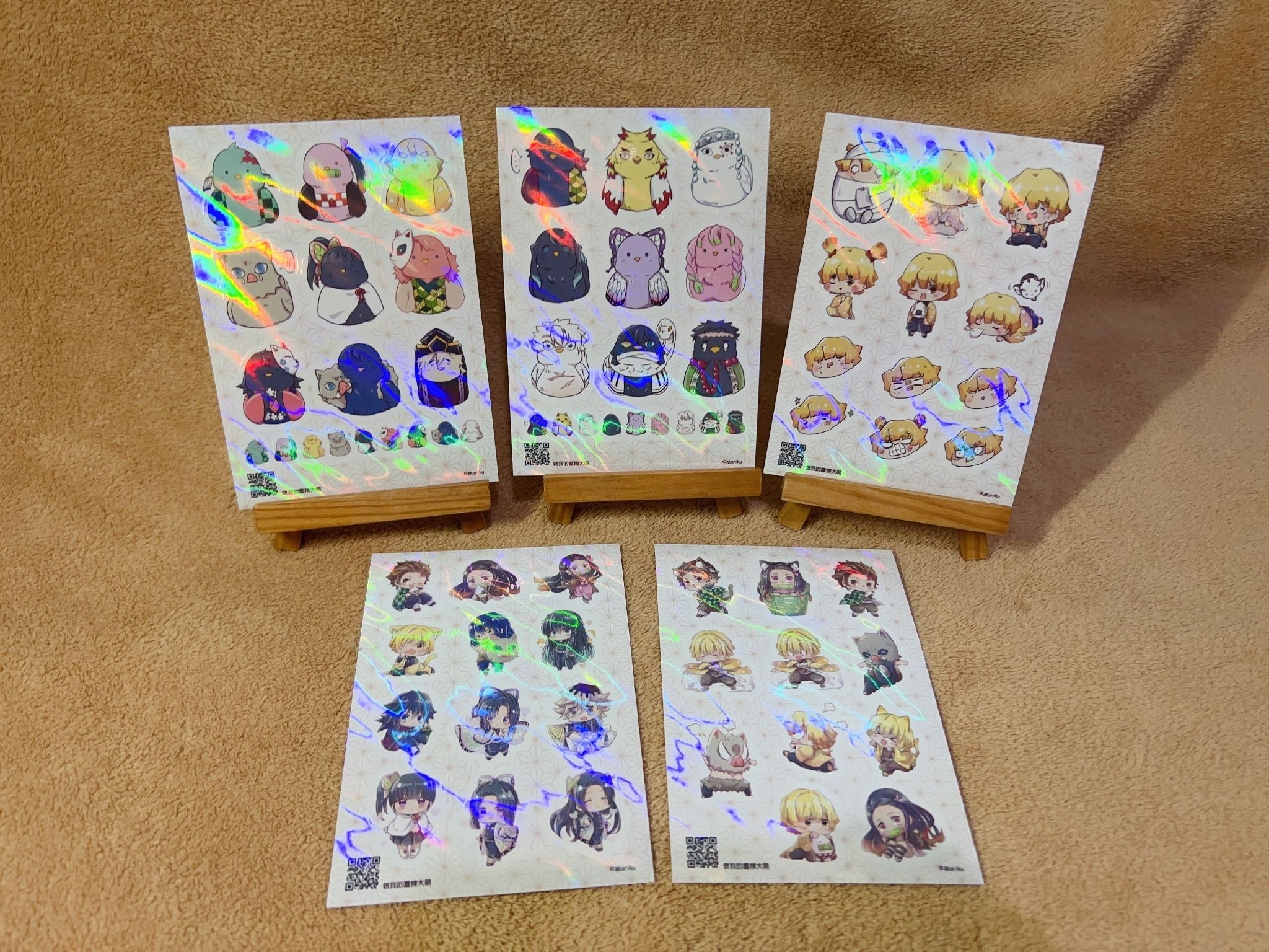 【鬼滅之刃】虹光刀模貼紙系列