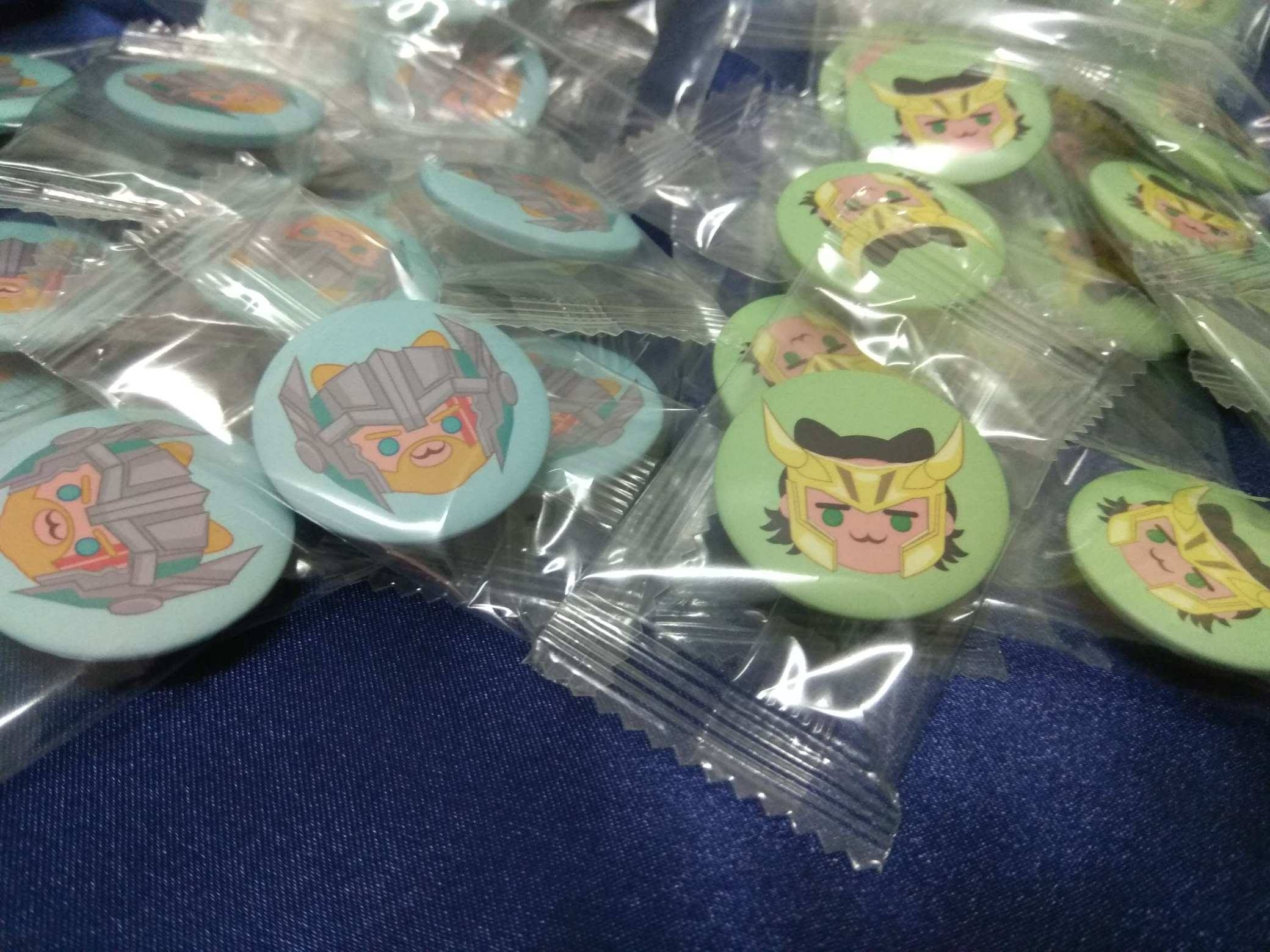 神兄弟貓狗耳Q樣小胸章
