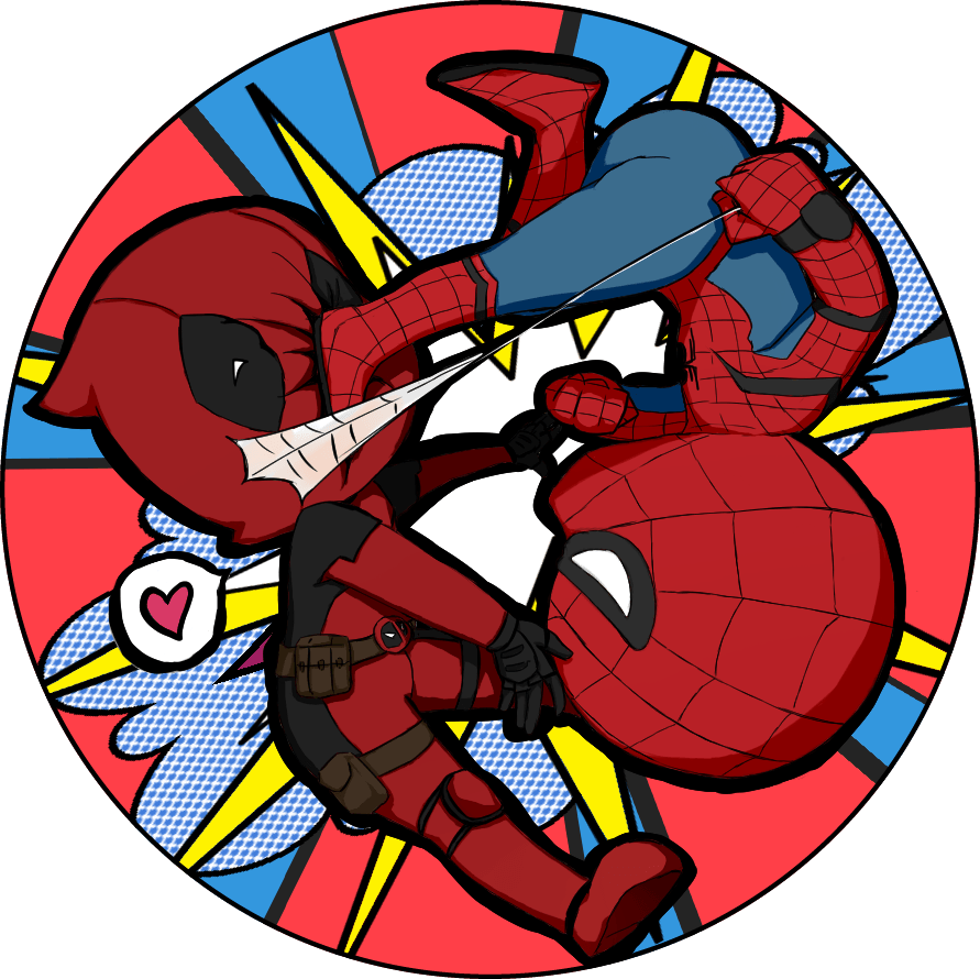 【吉泥工作室】Spideypool徽章