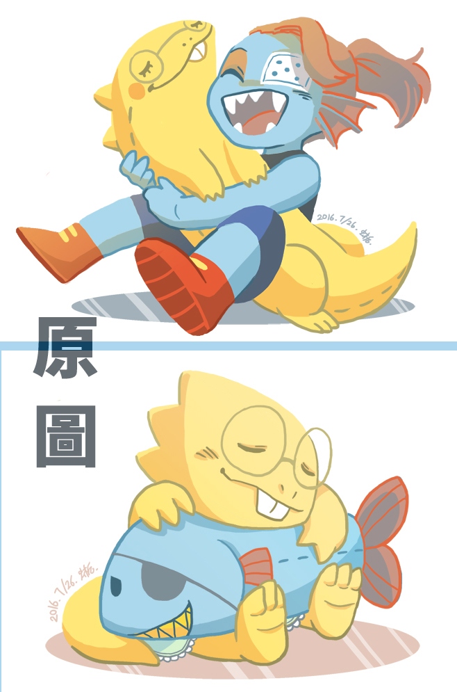 Undyne &amp; Alphys  零錢包 (目前有三款)