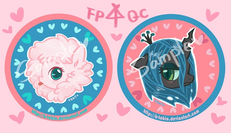 [MLP] PF毛毛&amp;QC繭繭 + 頭像胸章