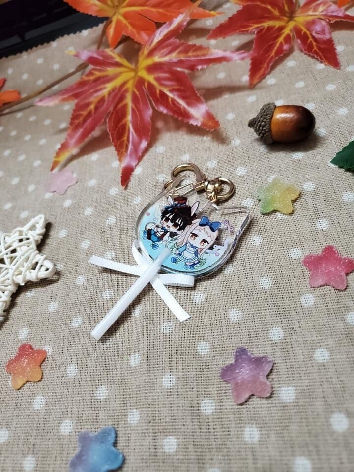 ［地縛少年花子君 ］花子寧寧●愛麗絲童話●彩色虹模板棒棒糖吊飾