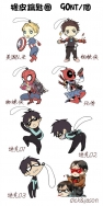 DC&Marvel橡膠鑰匙扣