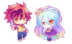 【八百萬堂】《遊戲人生》/雙面吊飾/雙面吊飾壓克力