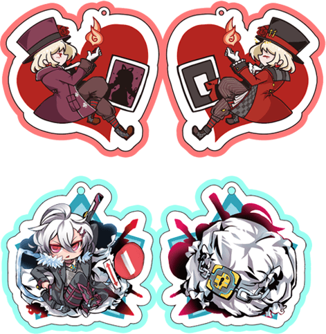 [DG] 奧茲／聖誕哥 透明壓克力雙面吊飾