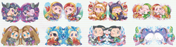 DQ11 雙面滴膠壓克力吊飾