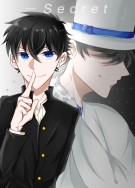 【名探偵コナン+怪盗キッド】新一&科南 + 快斗&基德明信片組