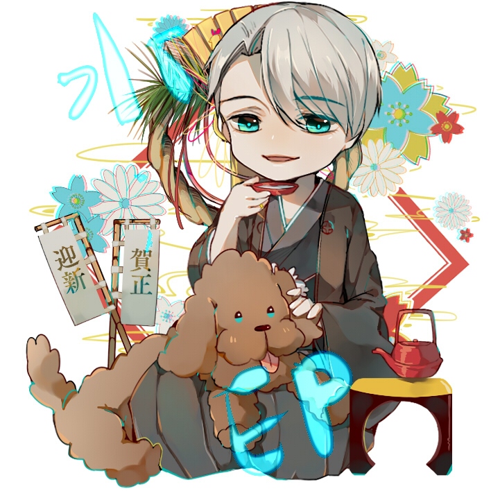 【YURI!!! on ICE】雙面個人6X6透明壓克力吊飾【VICTOR款&amp;勇利款】