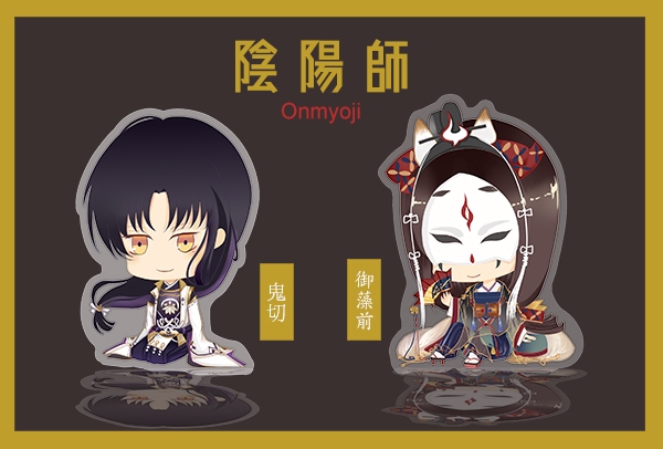 [陰陽師] 御藻前 鬼切 吊飾 別針 徽章 胸章