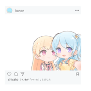 【Bang Dream】千聖花音打卡吊飾