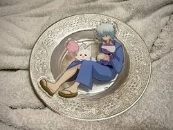 小銀時與貓貓壓克力立牌