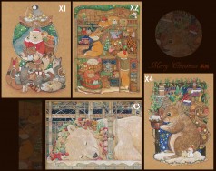 [原創]棉花獅聖誕節系列明信片