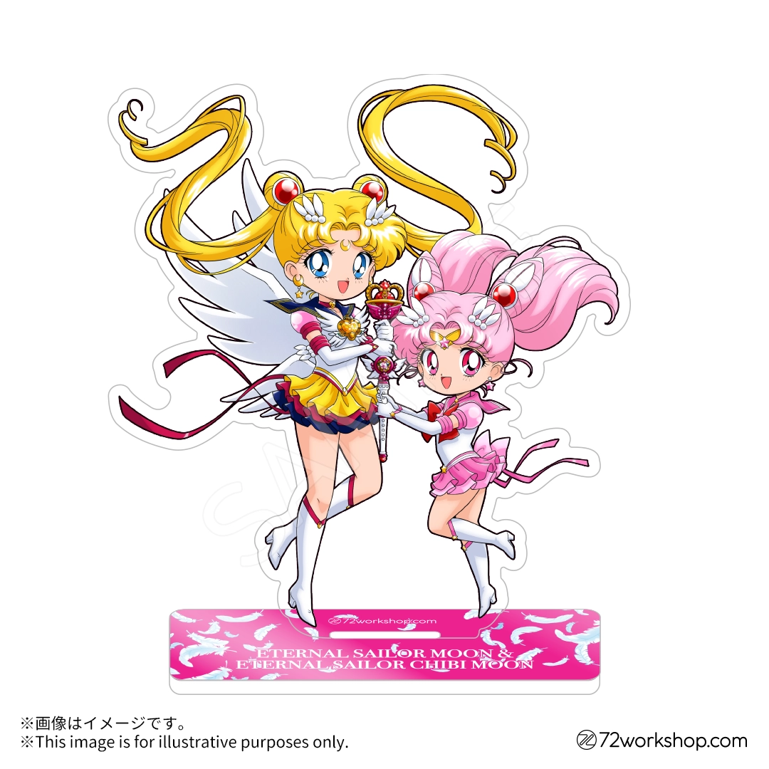 壓克力立牌 Eternal Sailor Moon &amp; Eternal Sailor Chibi Moon