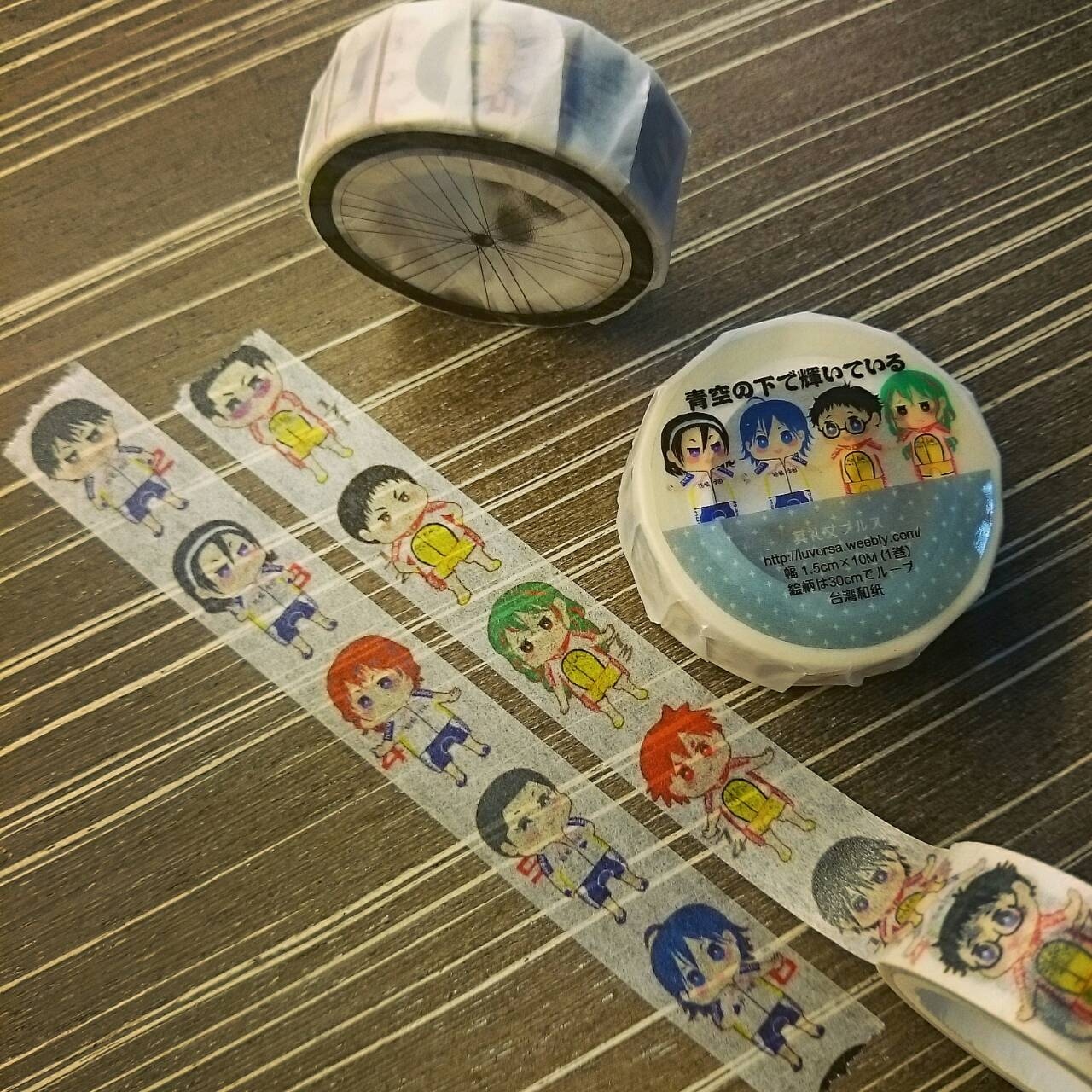 弱虫ペダ﻿ル 紙膠帶《青空の下で輝いている》