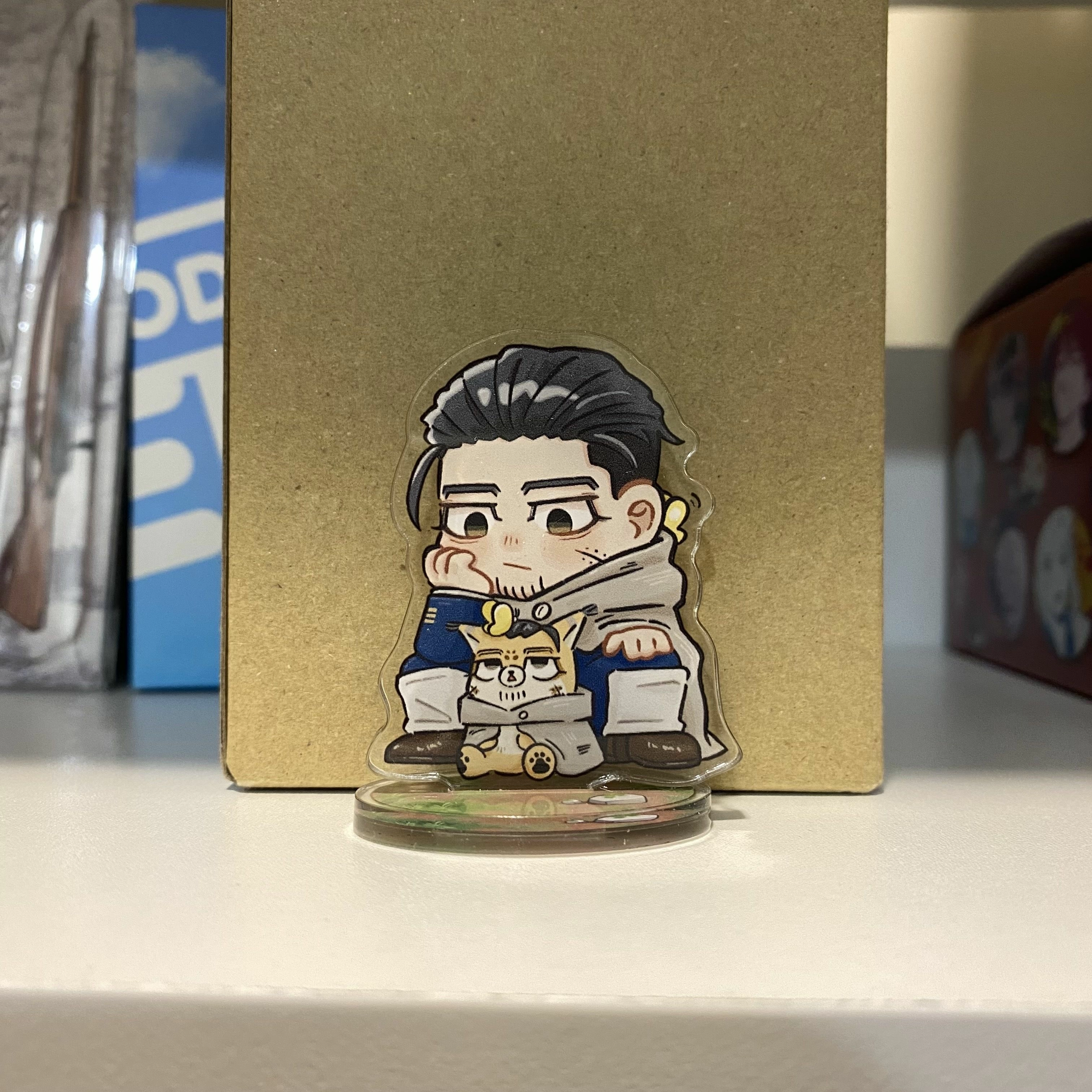 黃金神威_尾形互看立牌